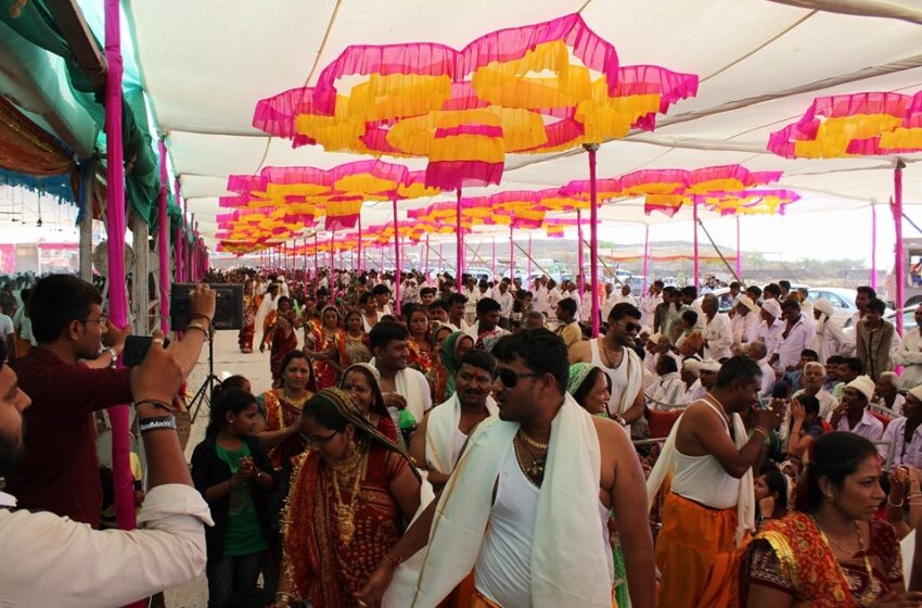  “Record-Breaking One-Hour Pradakshina by 2000+ Participants at Shri Dagai Dham, Gujarat”