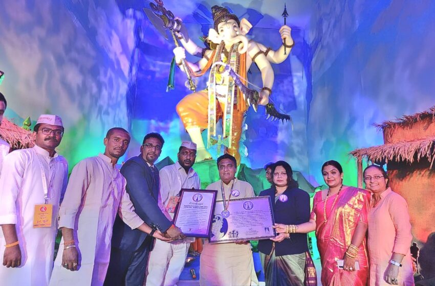  World’s Tallest Lord Shree Ganesh Idol Installed at Khetwadi, Mumbai