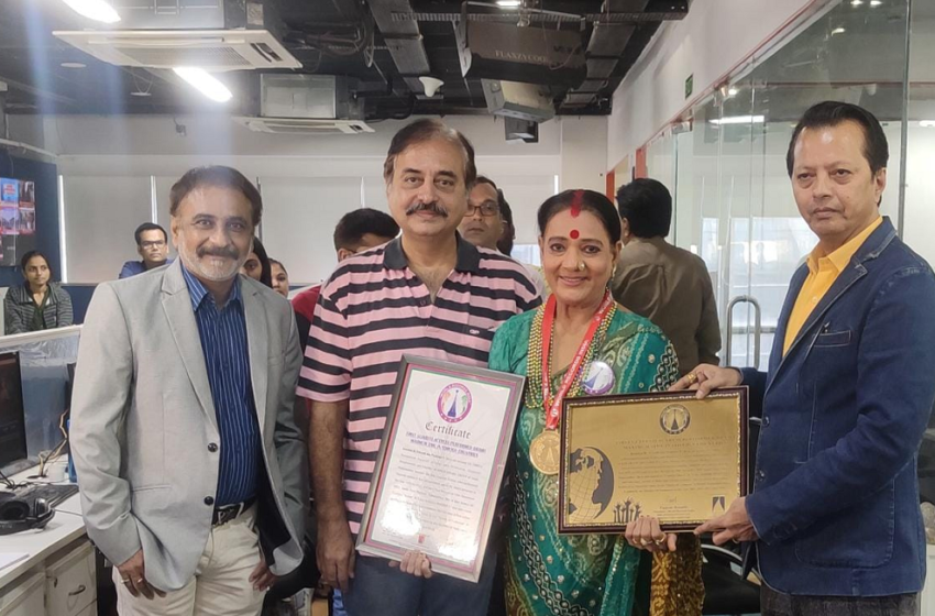  Gujarati Drama Icon Pratima T. Sets World Record with 87 International Performances
