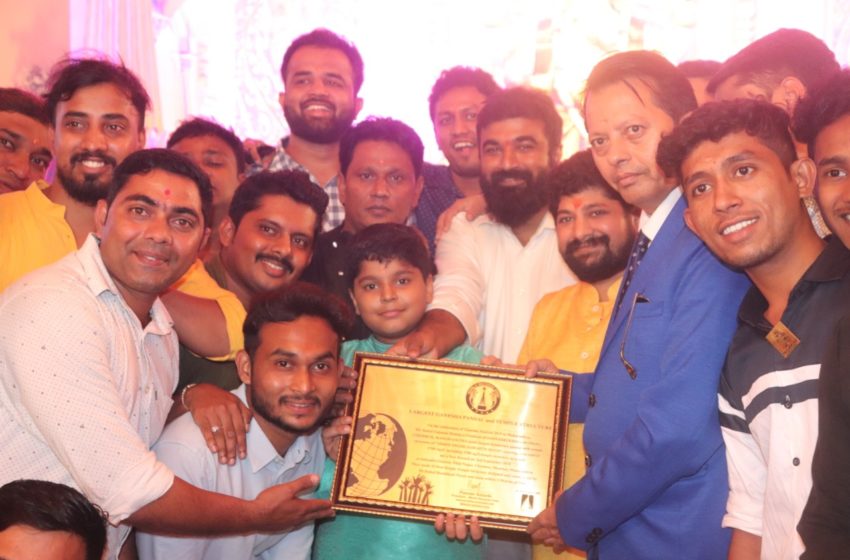  Massive “Shree Swami Samarth Math” Pandal Sets New Record During Ganesha Festival in Maharashtra