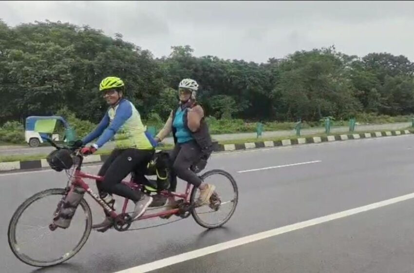  “Women Duo Set Off on Epic 4,000 km Tandem Ride to Break Guinness World Record”
