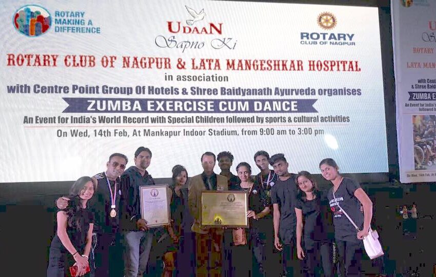  Largest Zumba Dance by Specially-Abled Children Sets New World Record in Nagpur