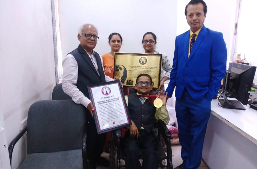  “First Specially-Abled Male Mind Trainer and Life Coach Conducts 15+ Global Motivational Programs”