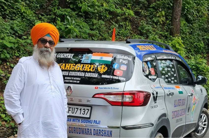 Mumbai Man Completes Epic 30,000 Km Sikh Gurudwara Expedition to Promote Sikh Heritage