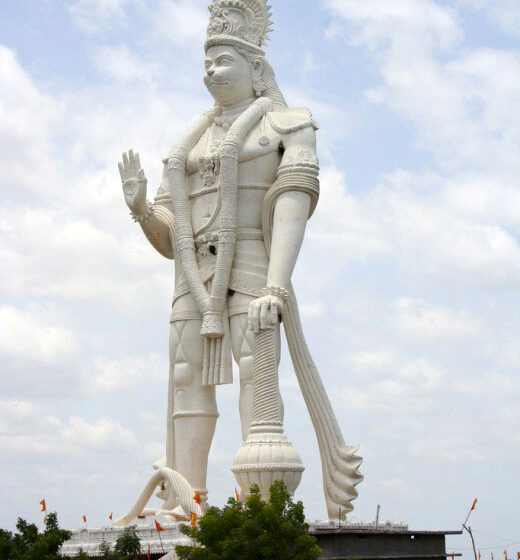  World’s Tallest Hanuman Statue Towers in Andhra Pradesh