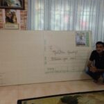 World’s Biggest Replica Postcard to Mahatma Gandhi Unveiled in Rajkot