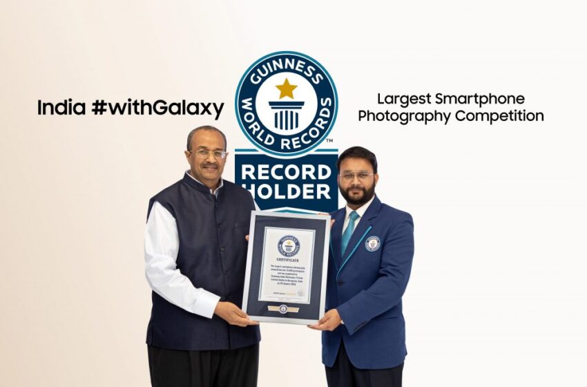 Samsung India’s ‘India Photography Campaign Sets Two Guinness World Records