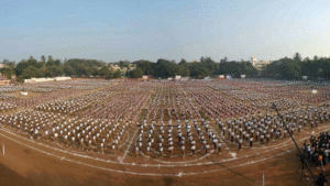 Dombivli Creates Guinness World Record with Largest Lezim Dance Performed by 9,111 Women and Girls