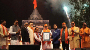 Maharashtra Sets Guinness World Record with Largest Collective Ram Navami Aarti in Nagpur
