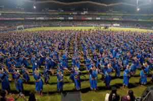 10,544 Dancers Set World Record for Largest Bharatanatyam Performance in Kochi