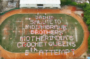 Mother India’s Crochet Queens Set Sixth World Record with 100,581 Crochet Squares
