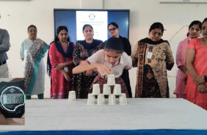 Indian Schoolgirl Angel Khandhar Sets World Record in One-Handed Cup Stacking