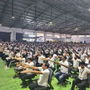 Kokuyo Workplace India Ltd. Sets World Record with 657 Participants in Workplace Wellness Session