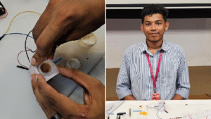 Indian Innovator Sebin Saji Sets  World Record with World’s Smallest Washing Machine