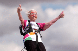 97-Year-Old Betty Bromage Breaks Her Own World Record as Oldest Female Wing Walker