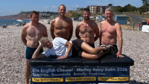 Four Fathers Aim for World Record with English Channel Relay Swim for Charity