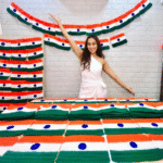 Mahila Manovikas Attempts World Record with 13-km Crochet Tiranga Bunting