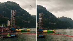 Robin Steiner Soars 28.22 Metres to Reclaim World Record in Epic Blobbing Stunt