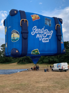 Send My Bag Launches Suitcase-Shaped Hot Air Balloon for World Record Attempt