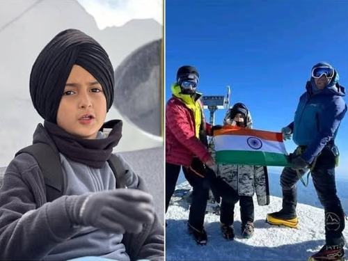  6-Year-Old Teghbir Singh Becomes World’s Youngest Mount Elbrus Summiteer