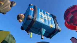 Giant ‘Flying Suitcase’ Balloon Targets World Record Across Global Skies