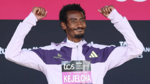 Ethiopia’s Yomif Kejelcha Smashes Men’s Half Marathon World Record with Stunning 56:51 Run