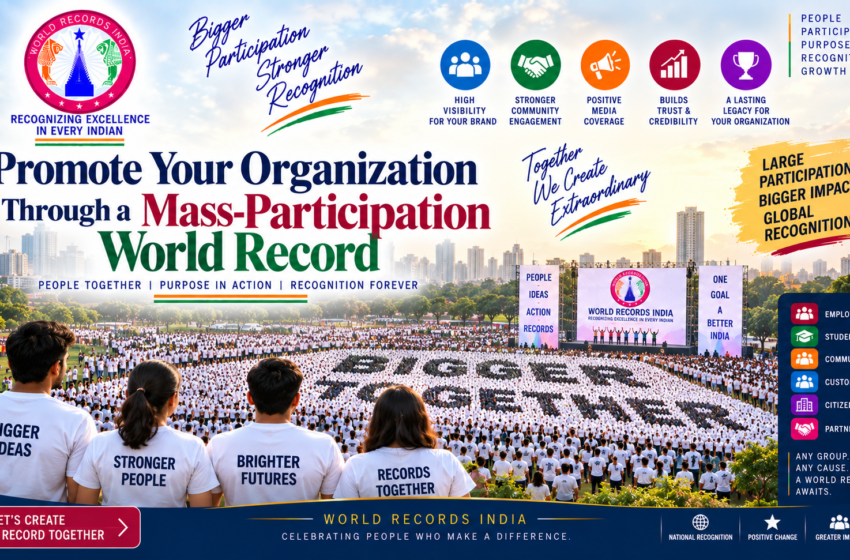  Promote Your Organization Through a Mass-Participation World Record