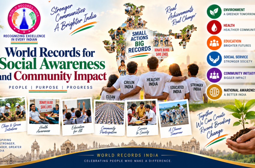  World Records for Social Awareness and Community Impact
